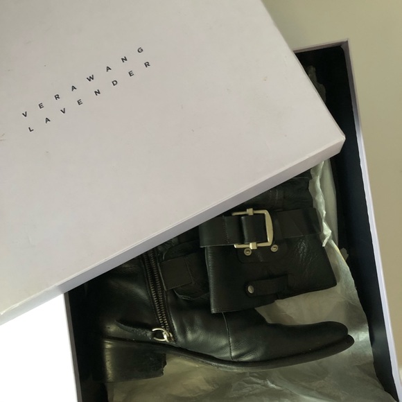 Leather Mid-calf Moto Boot - Picture 4 of 4